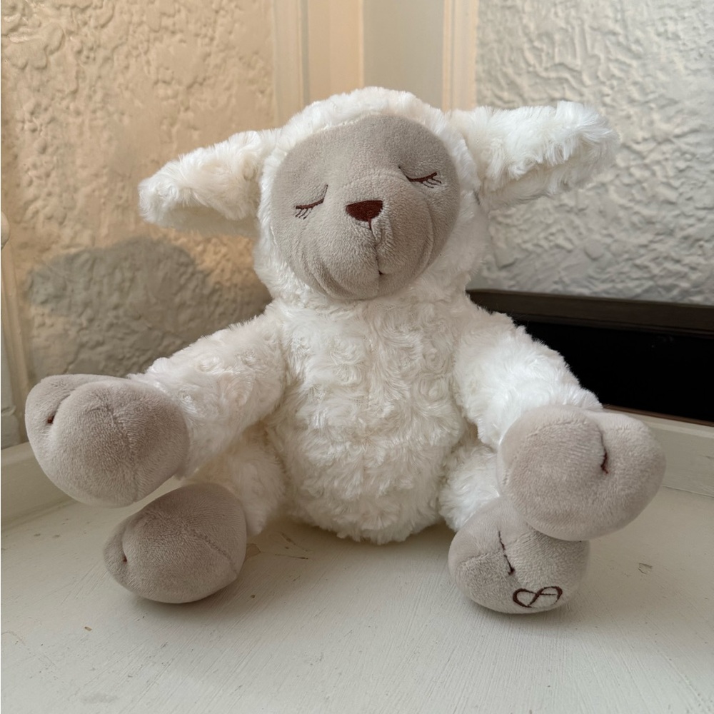 SwaddleMe Mommies Melodies Lamb soother White and Gray Plush Lamb, basically new